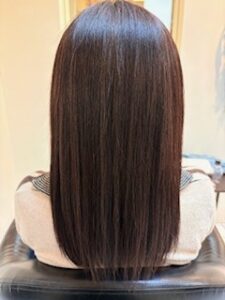 ６０代　加齢毛　髪質改善　実例