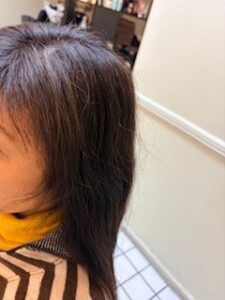 ６０代　加齢毛　髪質改善　実例