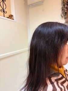 ６０代　加齢毛　髪質改善　実例